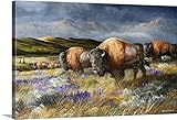 Trevor V Swansonプレミアムシックラップキャンバス壁アート印刷題名Spring Storm 's Passing 48" x 32" 2182069_24_48x32_none