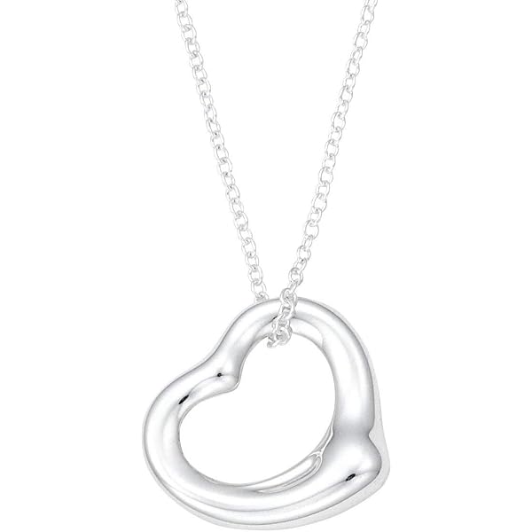 Amazon | TIFFANY&Co[ティファニー] オープン ハート ネックレス（ミニ