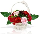 ハロウィン 敬老の日 ソープフラワー 創意花かごギフトボックス 誕生日 母の日 記念日 先生の日 バレンタインデー 昇進 転居など最適としてのプレゼント