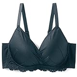授乳対応Ｌ字型ワイヤークロスオープンモールドブラジャー　　ブラック　サイズ:C80