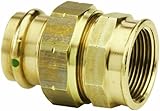 Viega 79715 ProPress Zero Lead Bronze Union with Female 1-1/4-Inch by 1-1/4-Inch P x Female NPT by V