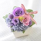 花由 プリザーブドフラワー パレット lavender パープル
