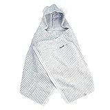 ミルフィーユ フード付きバスタオル（ブルー） 今治産 (0～3歳用)