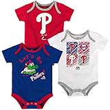Philadelphia Philliesベビー/幼児Go Team 3 Piece Creeper Set レッド