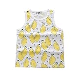 Cutelove 子供服 Tシャツ タンクトップ 可愛い柄 プリント 袖なし 女の子 男の子 男女兼用 キッズ ベビー 可愛い 夏