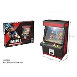 RONSHINファッションクリエイティブシックストリートゲームマシンモデルおもちゃキッズ建物ブロック教育ギフトLEDライト付きおもちゃ