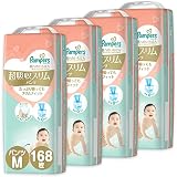 パンパース 【パンツ Mサイズ】 オムツ 肌へのいちばん 超吸収スリムパンツ (6~12kg) 168枚(42枚x4パック) [ケース品]