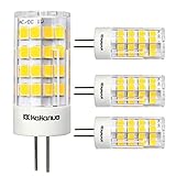 Kakanuo G4 LED Bulb 3.5Watt Warm White 3000K AC/DC 10-18V LED Corn Light Non-dimmable 51*2835SMD LED