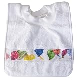 フェイラー FEILER スタイ よだれかけ COLLAR BIB BALLOONS カラービブ バルーンズ かぶるタイプ ホワイト【並行輸入品】