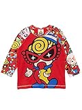 (マイファーストヒステリック) MY FIRST HYSTERIC HYSTERIC WONDER CIRCUS総柄 袖切替ロングTシャツ 80cm レッド