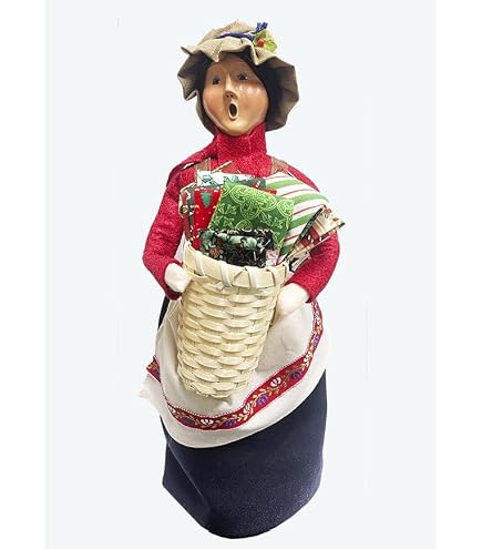 Amazon.co.jp: Byers' Choice Family with Cardinals Girl Caroler