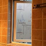 Generic High Quality 45X100Cm Fower Pot Opaque Vinyl Frosted Privacy Film Window Film Decorative Sma