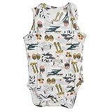 (ocean&ground) オーシャン＆グラウンド メッシュ ボディスーツ ノースリーブ 春夏 新生児 肌着 短肌着 1710201 ベビー 赤ちゃん ロンパース 男の子 スナップ付 動物