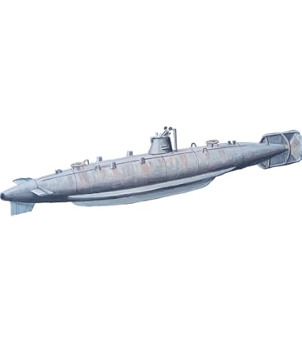 Amazon | 1/200 ドイツ海軍 UボートIXC型 U-511 フルハルモデル 水中