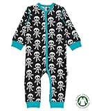 北欧 ベビー服 長袖カバーオール Skeleton 68 80 Maxomorra マクソモーラ スケルトン (68cm)