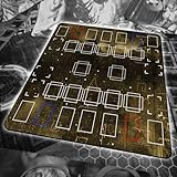 2人用 OTCG プレイマット - YGO TCG用トレーナーマット - 60cm x 60cm バトルマット スタジアムボードカードゲーム プレイマット - トレーディングカードゲーム部族用プレイマット (ゾーン、パターン10)