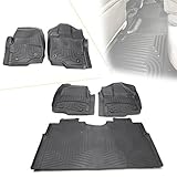 GZYF フォード用 フロント&リア フロアマット ラバーガード マット ドレスアップ アクセサリー 対応車種 Ford F-150/F-250/F-350/F-450