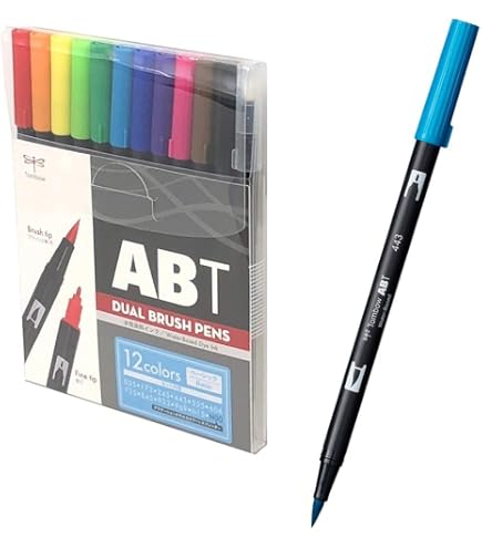 Amazon.co.jp: Tombow 水性グラフィックマーカー デュアル