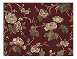 York Wallcoverings LN7606SMP Remington Rose Peony 8 X 10 Wallpaper Memo Sample [並行輸入品]