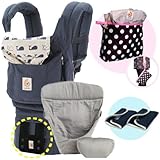 エルゴベビー 抱っこ紐（ベルト付） オリジナル/マリーン・インサート3III 【正規代理店2年間保証-SG認定付】 よだれパッド+収納ポーチ付