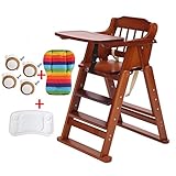 ZGL 子ども椅子 シンプルダイニングチェア多機能ソリッドウッドダイニングチェアベビードリンクチェア折りたたみ式ダイニングチェアダウンポータブルシート ( 色 : #3 )