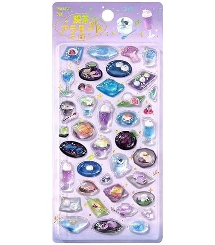 Amazon.co.jp: BGM きゅるるんシール 喫茶アラモード カフェ 第一弾 第