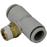SK11(エスケー11) ワンタッチ管継手 両口チーズユニオン 8mmホース用 R1/8 KQ2T08-01AS