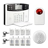 Home Security Alarm System GSM SMS Home Burglar Security Smart Alarm System 99+8 Zone with Wireless 