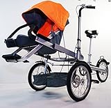 High End Convertible 3 in 1 Folding Stroller Bike with Big 16 'ホイール、ストレージ、Sun Shade by kidsviponline
