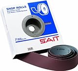 United Abrasives/SAIT 82416 1-1/2 X 50 Yards 240X Aluminum Oxide Industrial Shop Paper Roll 1-Pack [