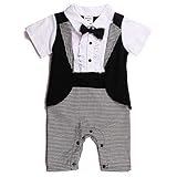 dizoon（ディゾン）ベビー キッズ 子供服 フォーマル 男の子 カバーオール ロンパース セレモニー 結婚式 誕生日 70 80 90 95cm (80cm, 黒い 1)