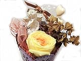 エンジェルとチョコとお花 プリザーブドフラワー 紫