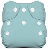 Thirsties Snap All in One Diaper, Aqua, Newborn by Thirsties