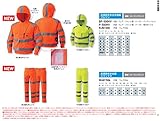 2016年 株式会社空調服 高視認性安全服 スラックス ウェアのみ仕様 WA91504  100 蛍光イエロー