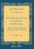 Der Grundgedanke Der Ethik Des Spinoza: Eine Untersuchung Uber Inhalt Und Methode Der Metaphysik Uberhaupt Und Der Metaphysik Des Spinoza Im Besonderen (Classic Reprint)