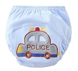 エルフ ベビー(Fairy Baby) ベビー用布おむつ TUP防水可愛い 再利用可能 柔らかい通気 トレーニングパンツ 車 S 80ヤード