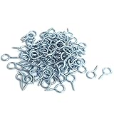 uxcell　スクリューフックアイ　金属素材　ブルー　21 x 11 x 2mm　100枚入り