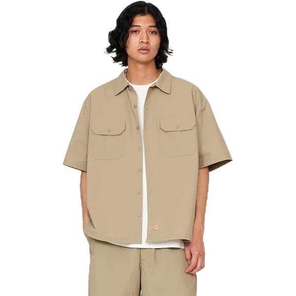 Amazon.co.jp: Dickies (ディッキーズ) メンズ 半袖 ワークシャツ US