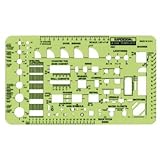 アルビン＆Coの22RA 3-1 / 4 \"テンプレートホームプラン備品スケール