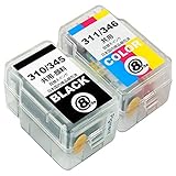 詰替えインク 【 BC-345/310 共通】 計2本【顔料ブラック2本】＝【BC-345/310(顔料)×2】 CANON キャノン 互換 詰替え インク 【TOP TANK製 別途、純正のカートリッジが必要です