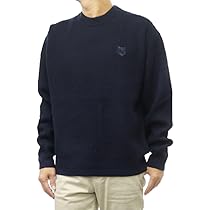 【美品】メゾンキツネ クルーネック セーター MAISON KITSUNE メゾンキツネ ウール クルーネック セーター