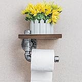 Wukongガレージストレージ&組織ストレージ壁マウントHangingラック紙タオルホルダーfor Toilet シルバー