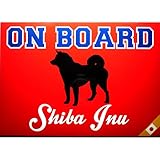 ノーブランド品 カーマグネット ON BOARD (柴犬)