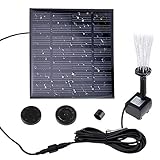 水中ポンプ ソーラーウォーターポンプ 庭噴水池 ソーラーパネルで省エネ　池でも使えるソーラー池ポンプ