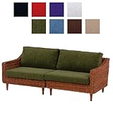 ソファ 3人掛け アジアン家具 ラタンソファ 籐家具 ソファ 3人掛け RL-1430NA-3C(ブラウン)