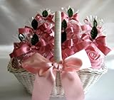 バラのプチタオル　今治タオル２０個　バスケット入り【引出物　プチギフト 結婚祝い 出産祝  内祝 記念品 】