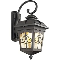 北欧風デザイン ポーチライト　ステンドグラス　玄関照明 外壁塗装のタイミングでステンドグラスのポーチ灯に交換して北欧