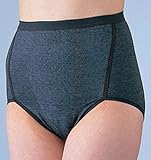 犬印本舗 産後ひっこめショーツ デニム調 ネイビー L