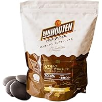 バンホーテン ダークチョコレート 大容量 お得用 ２kg お菓子作り Amazon | チョコレート ダークチョコレート 53.9% バンホーテン