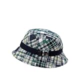 [ミキハウス] MIKIHOUSE 【ミキハウス(ベビー)】 パッチワーク×ダンガリー素材のリバーシブル帽子 〈S-M(40cm-48cm)〉 41-9101-958 紺 M(44-48cm)